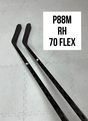 Senior(2x)Right P88M 70 Flex ProBlackStock™ Unbranded Blackouts Pro Stock Hockey Sticks