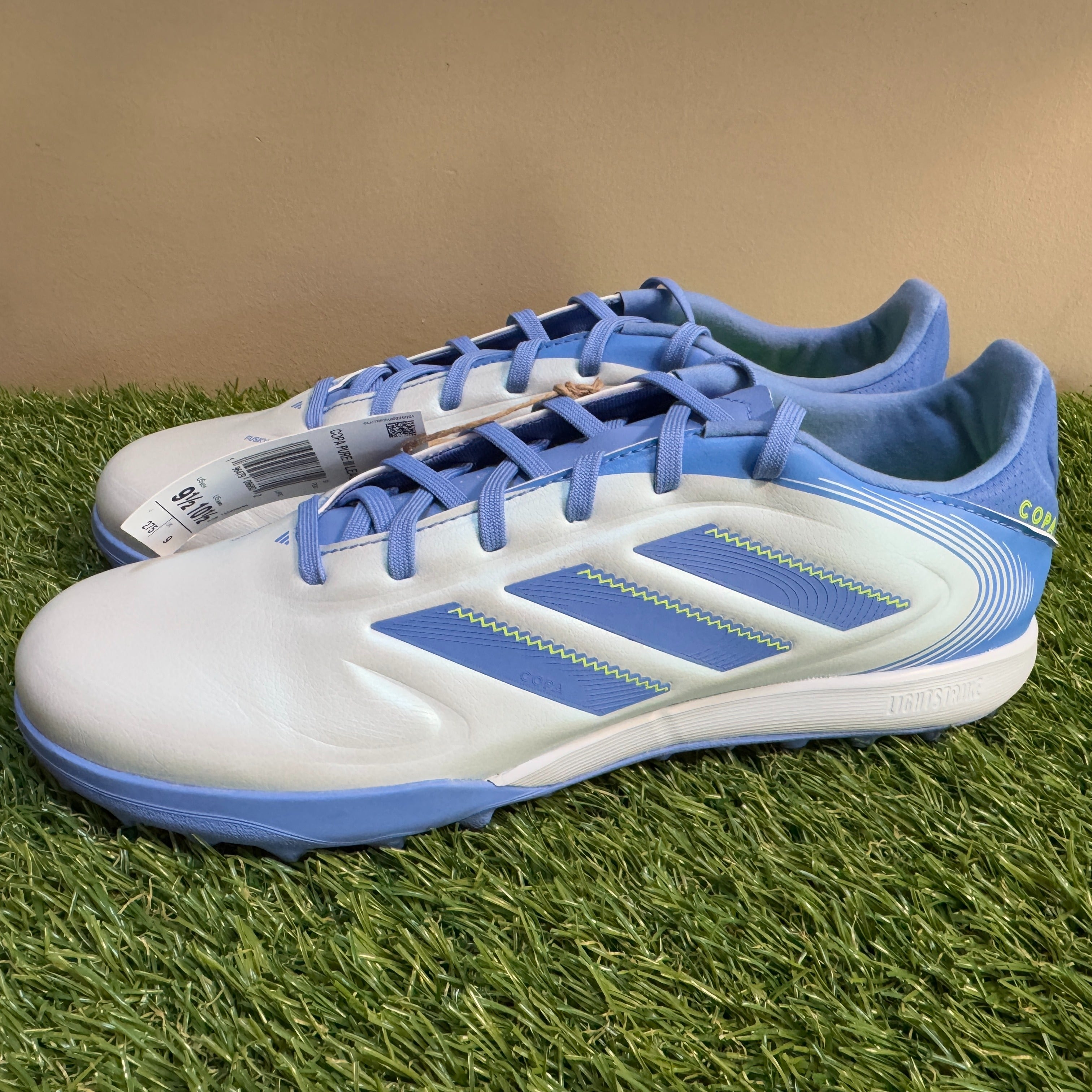 Adidas Copa Pure 3 League TF Turf Soccer Cleats Shoes Mens Blue/Lemon ID9045 Adidas Copa Pure 3 League TF Turf Soccer Cleats Shoes Mens  main image 2
