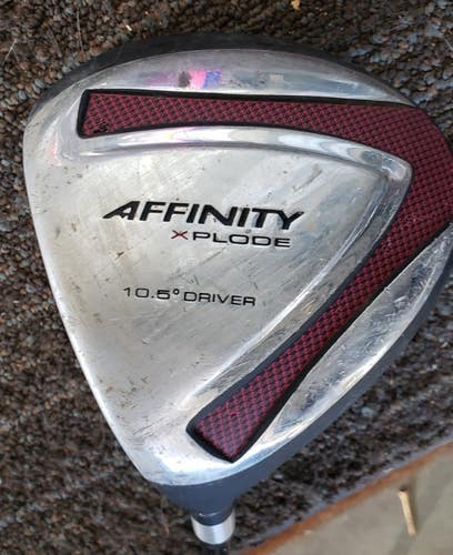 45.5 IN LH AFFINITY XP10DC 10.5 DEG DRIVER EXCELL W NO SKY MARKS