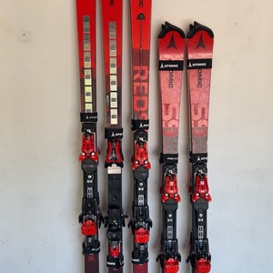 Unisex 2024 Atomic Redster SG 192 cm Racing Skis With Bindings Max Din 16 (Used)