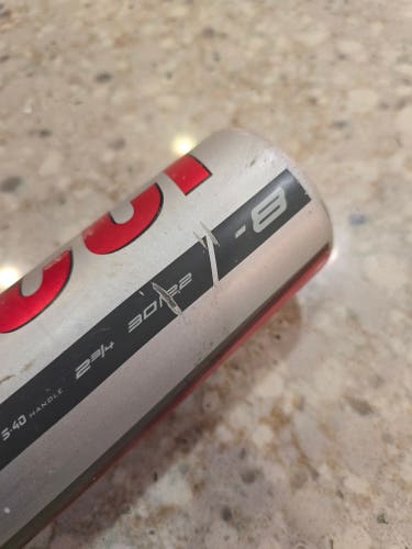 2022 Marucci CAT X Composite USSSA Certified Bat (-8) 22 oz 30" (Used)