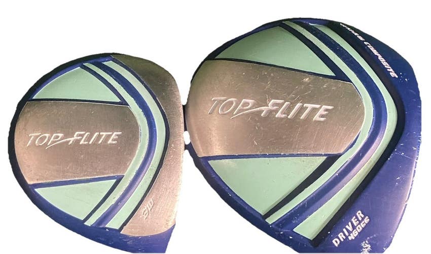 Top Flite Golf Women's Wood Set 460cc Ti Driver,3w RH Ladies Graphite New Grips