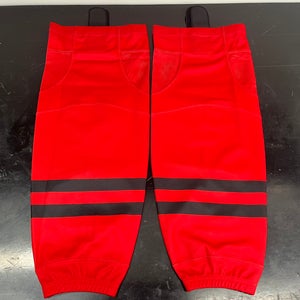 Team Canada Olympic Replica Mesh Hockey Socks (2022 Beijing Red)