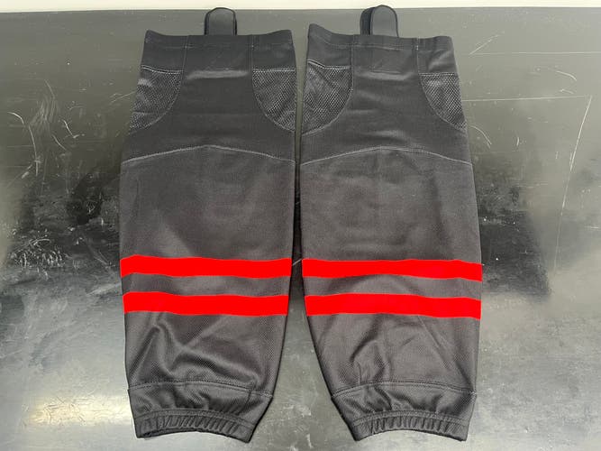 Team Canada Olympic Replica Mesh Hockey Socks (2022 Beijing Black)