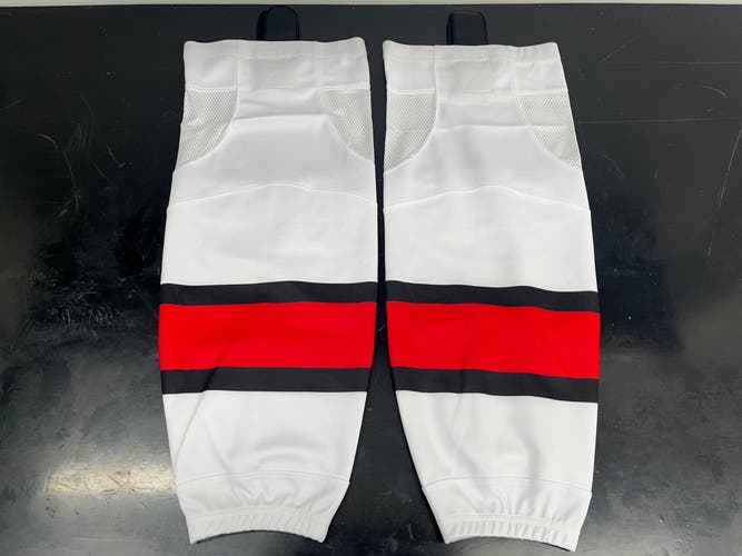 Team Canada Olympic Replica Mesh Hockey Socks (2002 Salt Lake White)