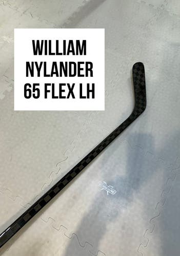 Senior(1x)Left Willy Nylander 65 Flex ProBlackStock™ Toe Pattern Unbranded Pro Stock Hockey sticks