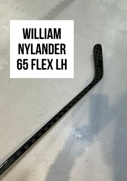 Senior(1x)Left Willy Nylander 65 Flex ProBlackStock™ Toe Pattern Unbranded Pro Stock Hockey sticks