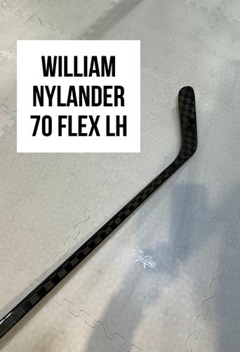 Senior(1x)Left Willy Nylander 70 Flex ProBlackStock™ Toe Pattern Unbranded Pro Stock Hockey sticks