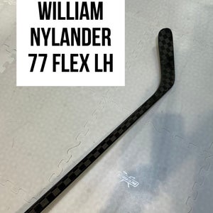 Senior(1x)Left Willy Nylander 77 Flex ProBlackStock™ Toe Pattern Unbranded Pro Stock Hockey sticks