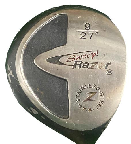 Razor Golf Swoop Stainless 9 Wood 27* RH Regular Graphite 40" New Jumbo Grip