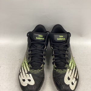 Used New Balance LAX Cleats Mens Black Senior 5 11851-S000037122