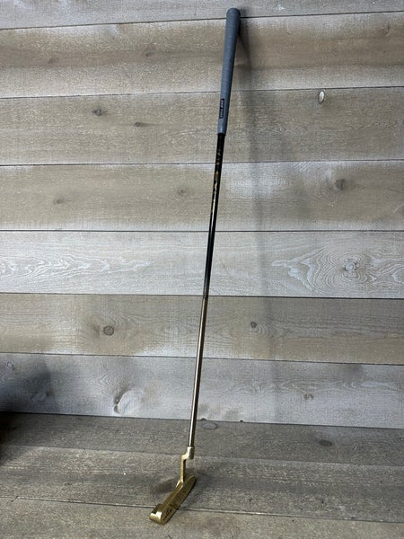 Lexus Gold Blade Putter Right Handed True Temper Steel 35" Engraved Logo