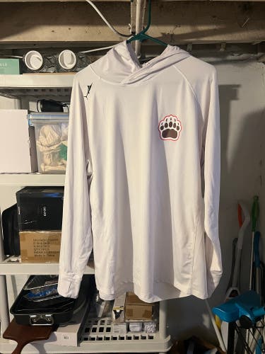 Brown State Lacrosse Hooded Long Sleeve