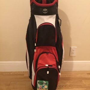 Hot-Z Golf HTZ 4.0 Cart Bag with 14-way Dividers & Rain Cover