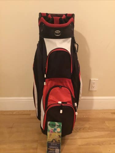 Hot-Z Golf HTZ 4.0 Cart Bag with 14-way Dividers & Rain Cover