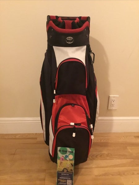 Hot-Z Golf HTZ 4.0 Cart Bag with 14-way Dividers & Rain Cover