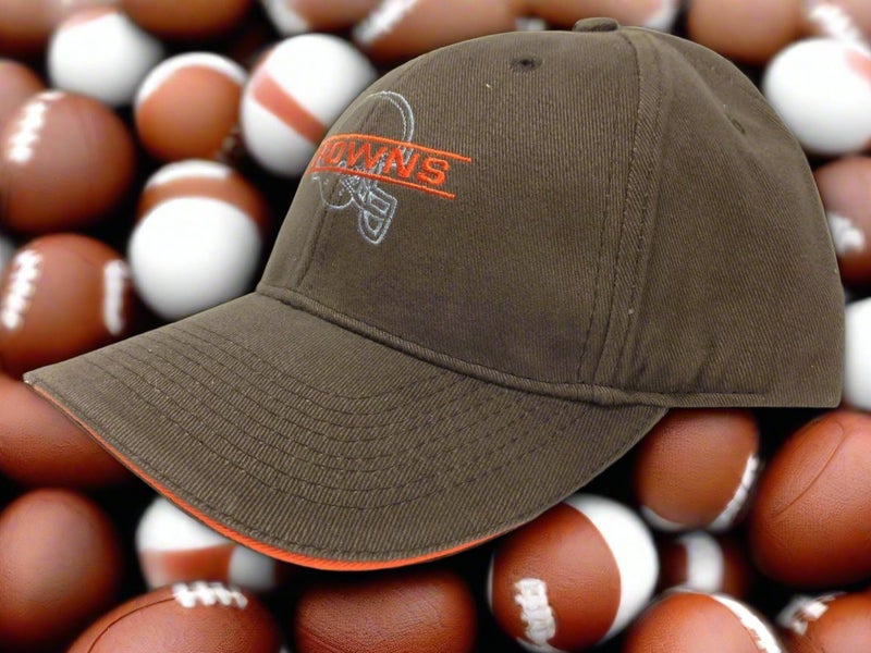 Cleveland Browns Vintage Late '90s NFL Brown Silhouette NOS Cap (New)