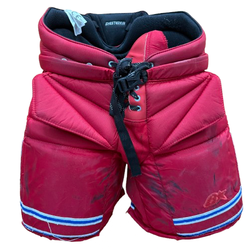 Brians Custom Pro Stock Goalie Hockey Pants Game Used Shesterkin NY Rangers NHL