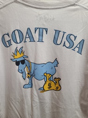 GOAT USA White Men's Shirt (Used)