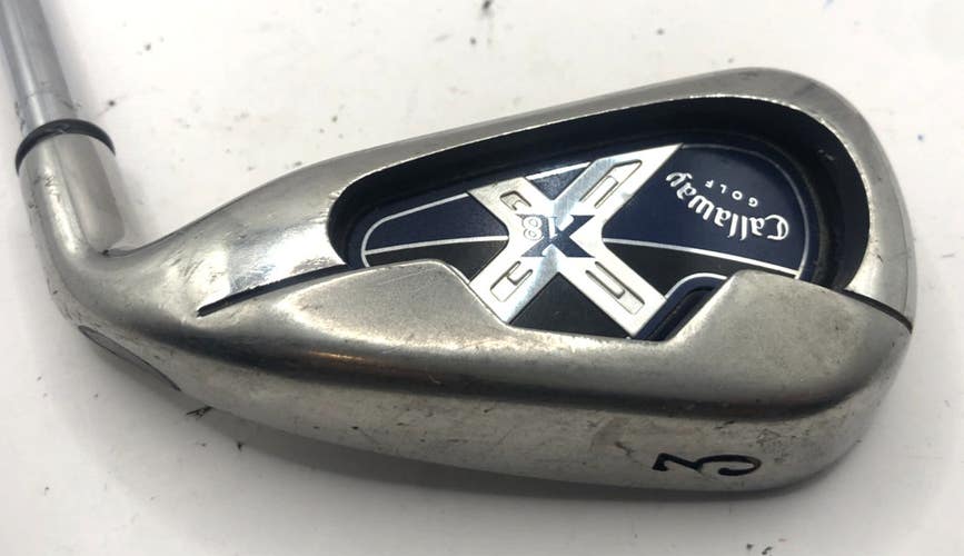 Callaway X-18 3 Iron Steel X18 Uniflex Shaft *Good*