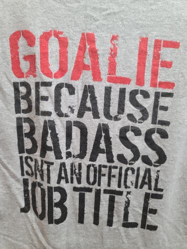 GOALIE Gray Small Men's Shirt (Used)