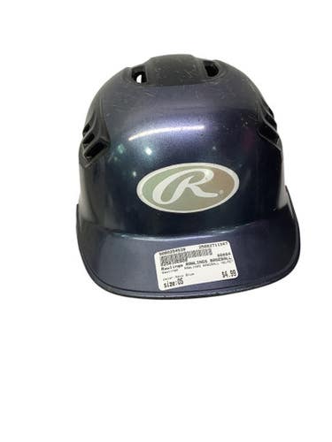 Used Rawlings RAWLINGS BASEBALL HELMET Batting Helmet No Mask Navy Blue One Size 11347-S000254539