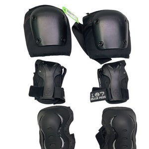 Used BIKE PAD SET Bike Elbow Pads Black M/L 11347-S000254534
