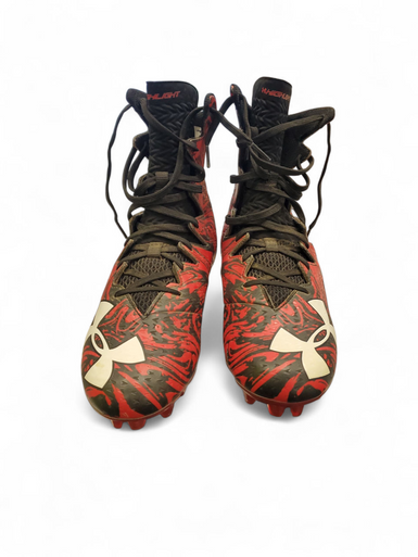 Used Under Armour Adult FB Cleats Black Senior 8 11863-S000023654