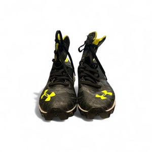 Used Under Armour LAX Cleats Boys Black Junior 04 11863-S000023661