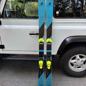 Men's 2023 All Mountain 184 cm Stockli Stormrider SR 95 Skis With Bindings (Used)