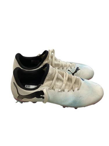 Used Puma Soccer Cleats White Senior 5.5 11884-S000051878