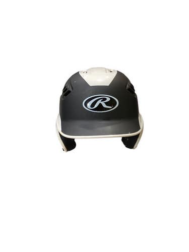 Used Rawlings BASEBALL HELMET Batting Helmet No Mask White MD 11884-S000051874