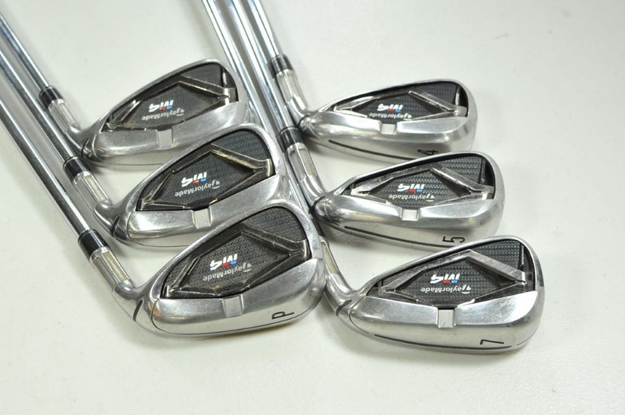 TaylorMade M4 4-5,7-PW Iron Set Stiff Flex Right XP 100 S300 Steel # 200200