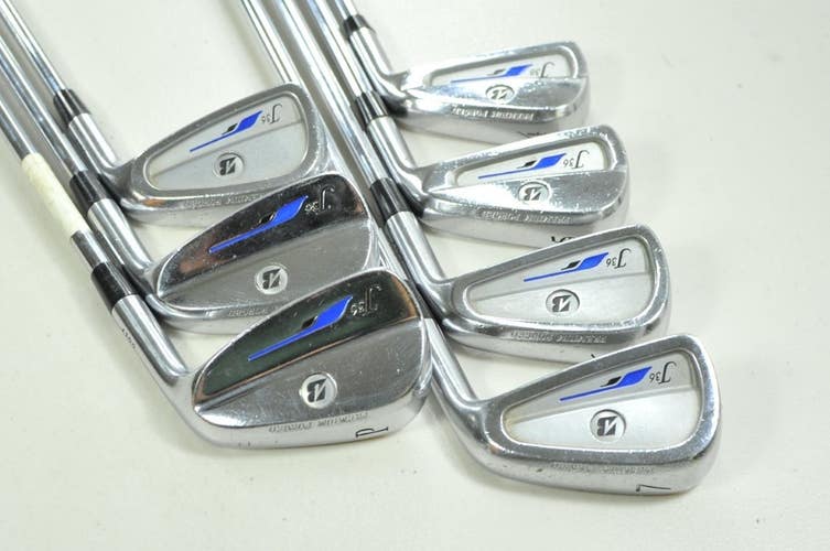 Bridgestone J38 Cavity Back 4-PW Iron Set Stiff RH Rifle Flighted Steel # 201368