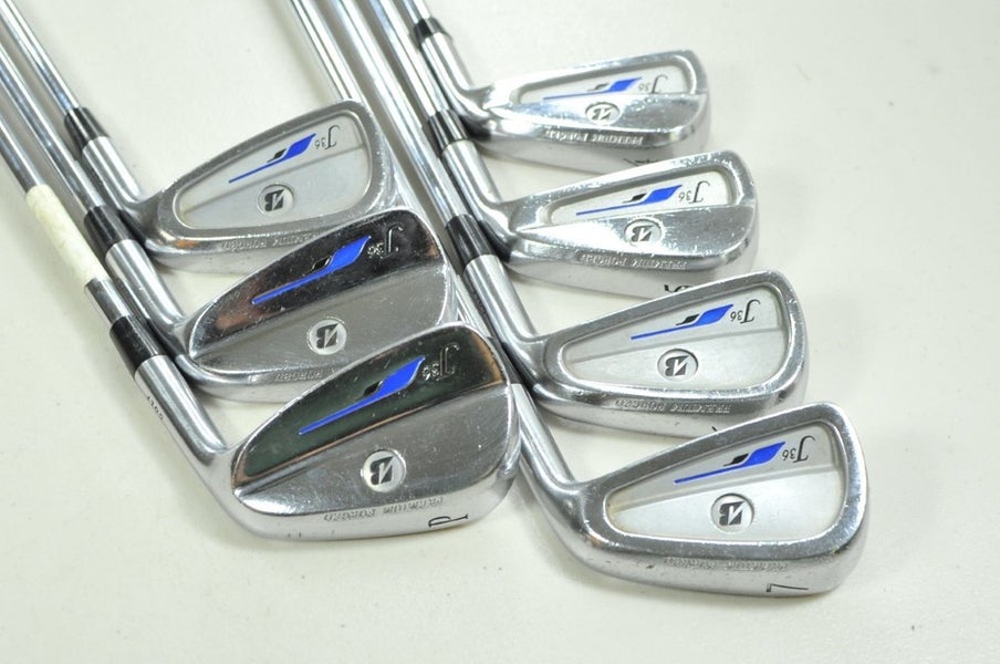 Bridgestone J38 Cavity Back 4-PW Iron Set Stiff RH Rifle Flighted Steel # 201368