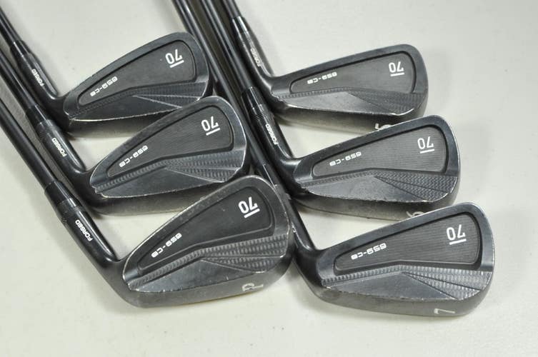 Sub 70 659 CB Black 5-PW Iron Set Regular Flex RH Project X 5.5 Graphite #201738