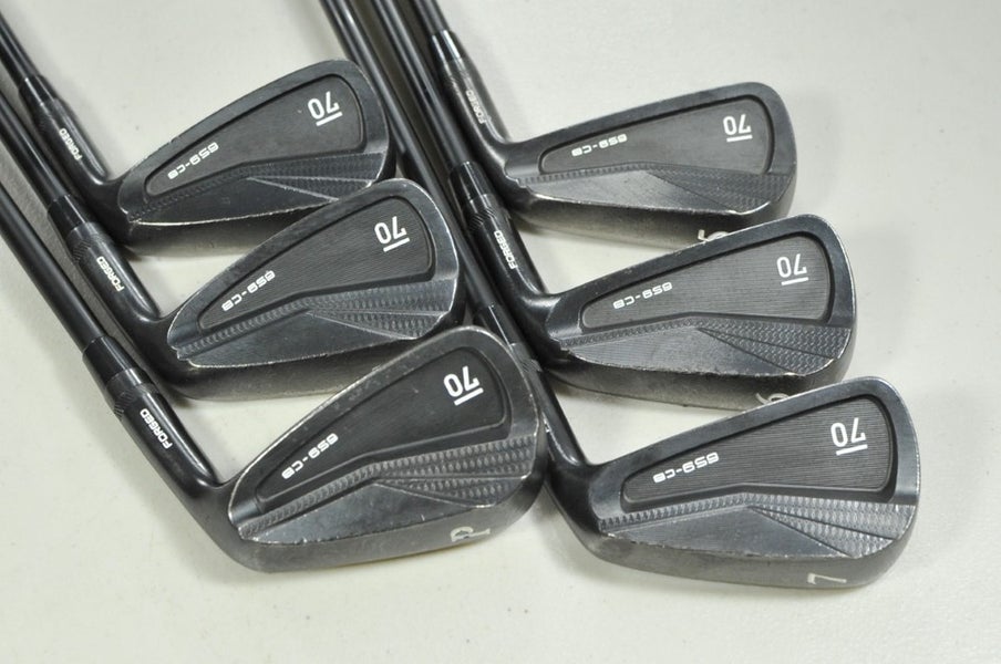 Sub 70 659 CB Black 5-PW Iron Set Regular Flex RH Project X 5.5 Graphite #201738