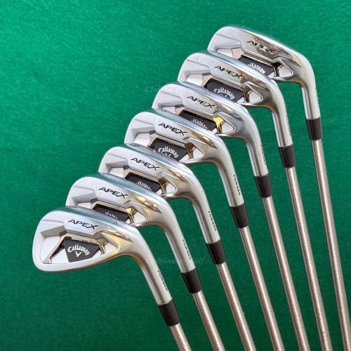 Callaway Apex 2021 Forged 5-AW Iron Set AeroTech SteelFiber i70 Regular