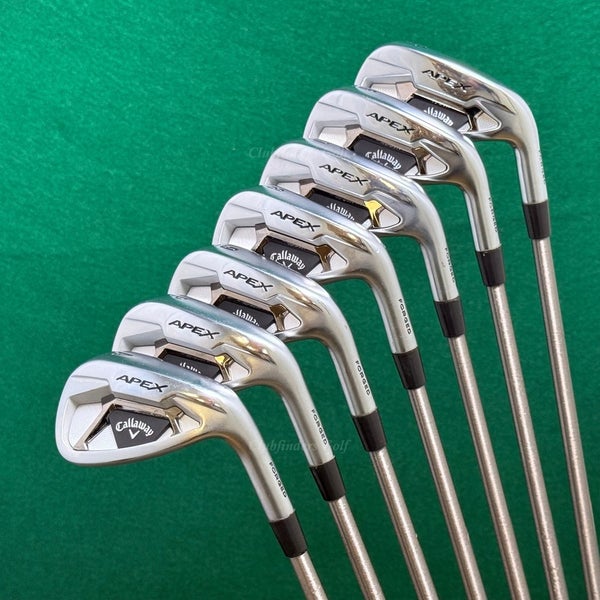 Callaway Apex 2021 Forged 5-AW Iron Set AeroTech SteelFiber i70 Regular