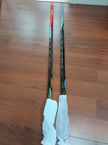 2 X Senior Bauer Nexus Tracer Left Hand Hockey Stick P28 (New) Blue & Red