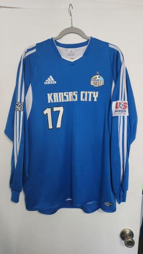 SIGNED Chris Klein 03/04 Kansas City Wizards L Home Kit