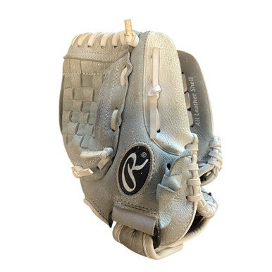 Used Rawlings HIGHLIGHT SERIES BB/SB Glove RH Throw Grey 10 1/2" 11479-S000402764