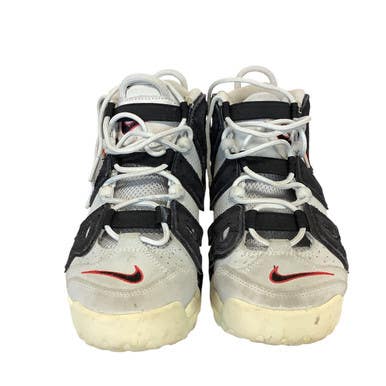 Used Nike AIR MORE UPTEMPO Basketball Shoes Y Grey Youth 06.5 11479-S000402707