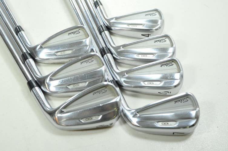 Titleist T100 2021 4-PW Iron Set Extra Stiff Flex Right NS Pro Steel # 201724