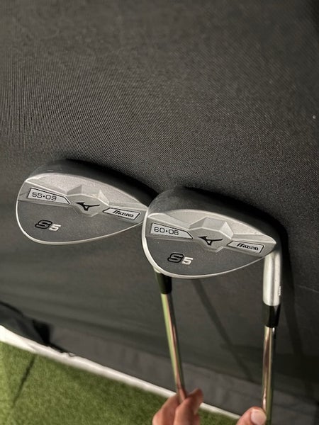 55 and 60 Degree Men's Mizuno S5 Right Handed Wedges Wedge Flex (Used)