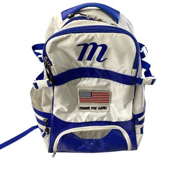 Used Marucci BACKPACK BB/SB Player Backpack White 11760-S000081310
