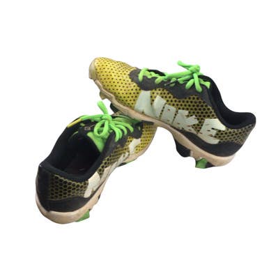 Used Nike BASEBALL CLEATS BB/SB Cleats Black Junior 04.5 11760-S000081298