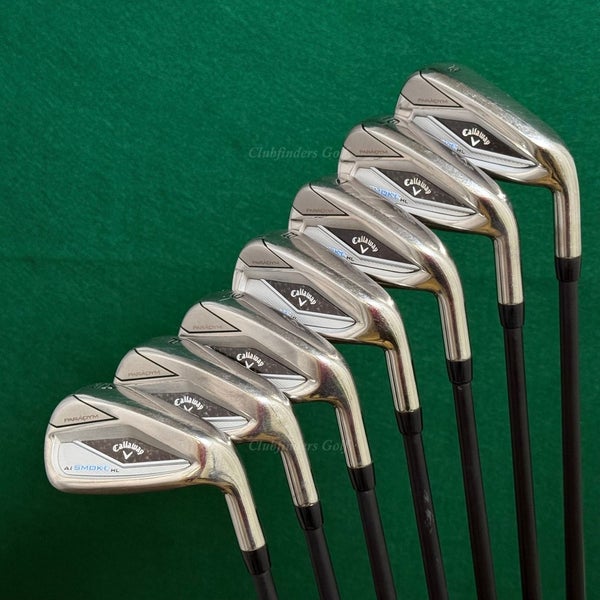 Callaway Paradym Ai SMOKE HL 5-AW Iron Set Cypher Sixty 5.5 Graphite Regular