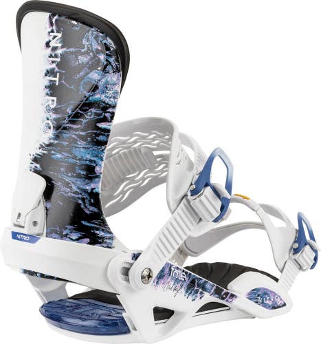 Nitro Fate Snowboard Bindings Women's Small/Medium (US 5.5-10.5) Celia Petrig