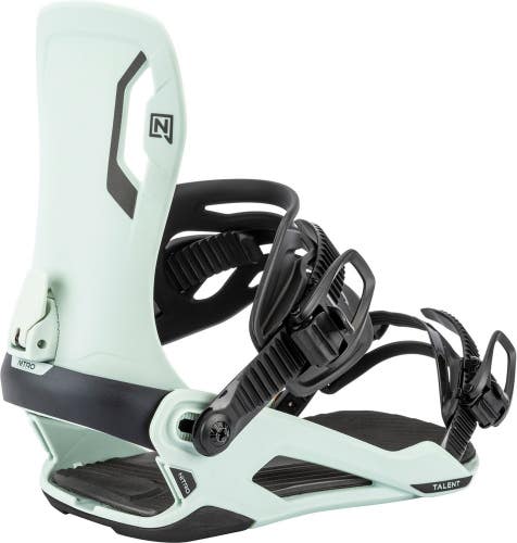 Nitro Talent Snowboard Bindings Unisex Small Fits Men's (US 3-6.5) Silt New 2026